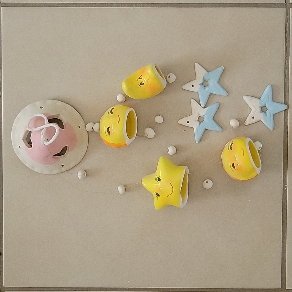 Sun, Star, & Moon Wind chime